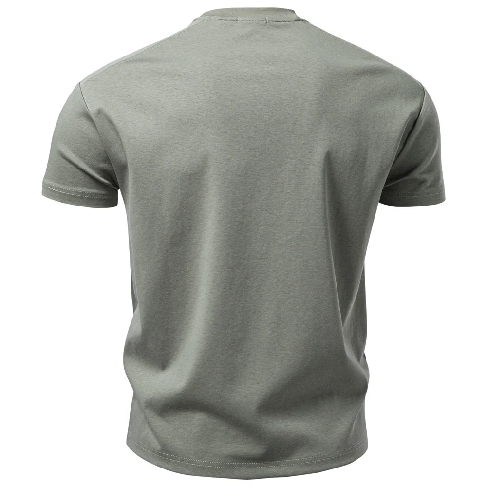 Camiseta Masculina Casual de Algodão Marbella
