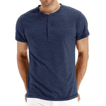 Camiseta Masculina Gola Henley Ubatuba