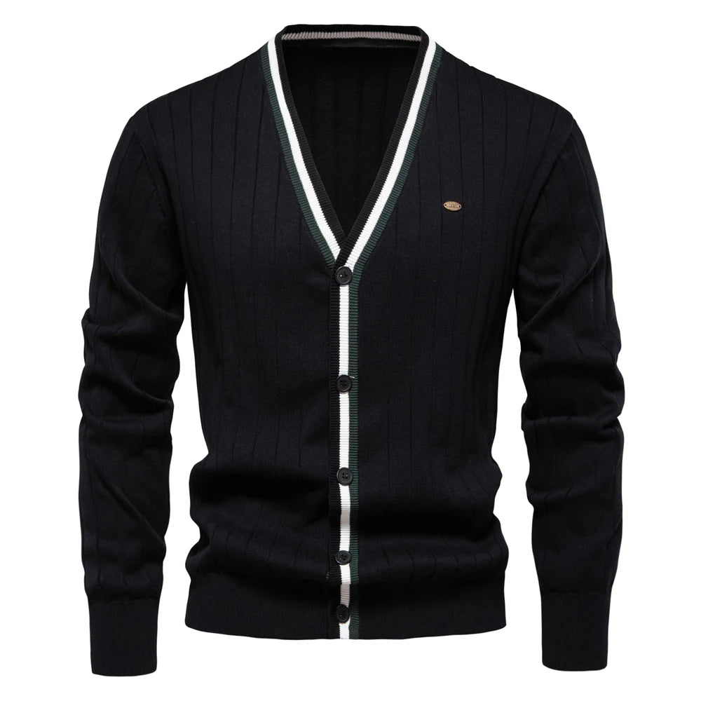 Cardigan Masculino Gola V Seattle