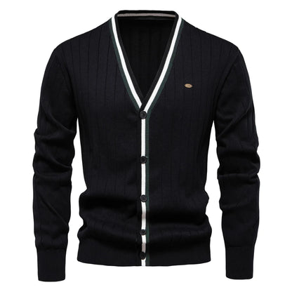 Cardigan Masculino Gola V Seattle