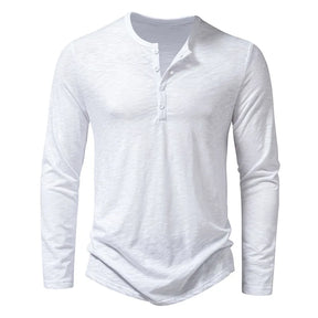 Camiseta Itajaí Manga Longa Gola Henley Masculina
