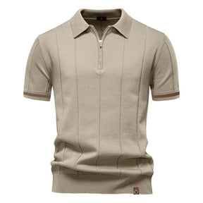 Camisa Polo Masculina Clássica - com Zíper