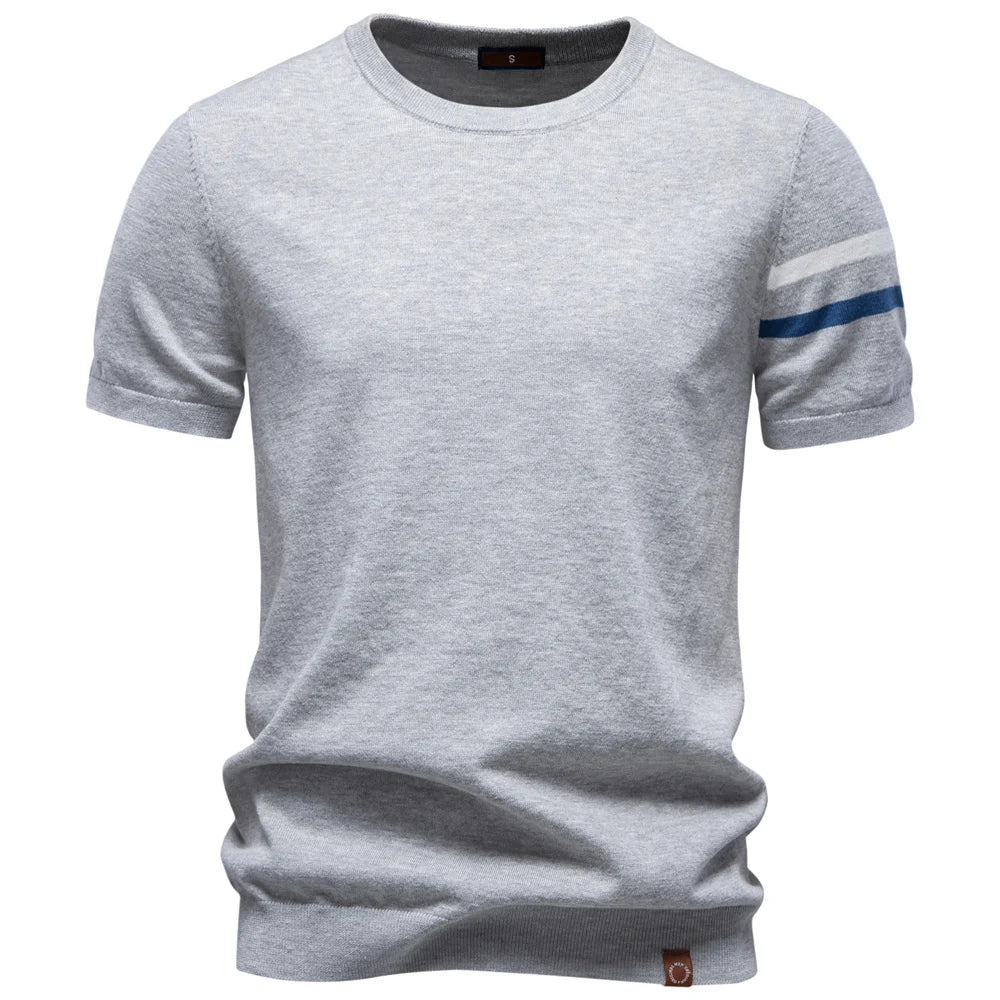 Camiseta Masculina Casual de Algodão Algarve