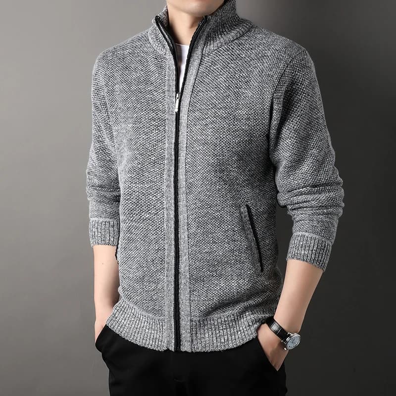 Cardigan Masculino Casual de Malha Estocolmo