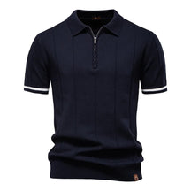 Camisa Polo Masculina Clássica - com Zíper