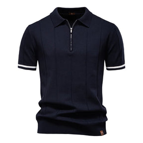 Camisa Polo Masculina Clássica - com Zíper