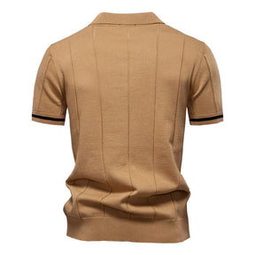 Camisa Polo Masculina Clássica - com Zíper