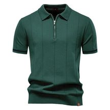Camisa Polo Masculina Clássica - com Zíper