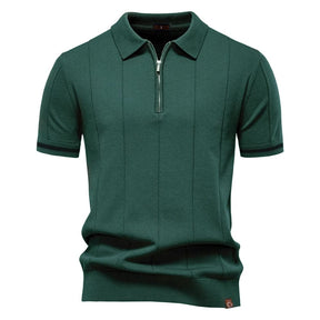Camisa Polo Masculina Clássica - com Zíper