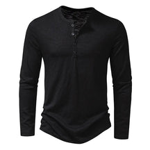 Camiseta Itajaí Manga Longa Gola Henley Masculina