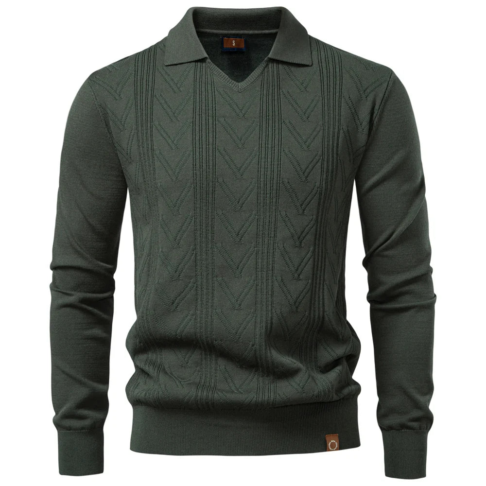 Camisa Polo Masculina Manga Longa Saint Tropez
