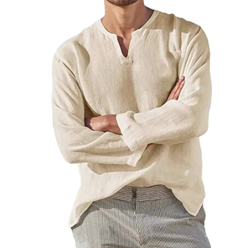 Camisa Trancoso em Linho Masculina