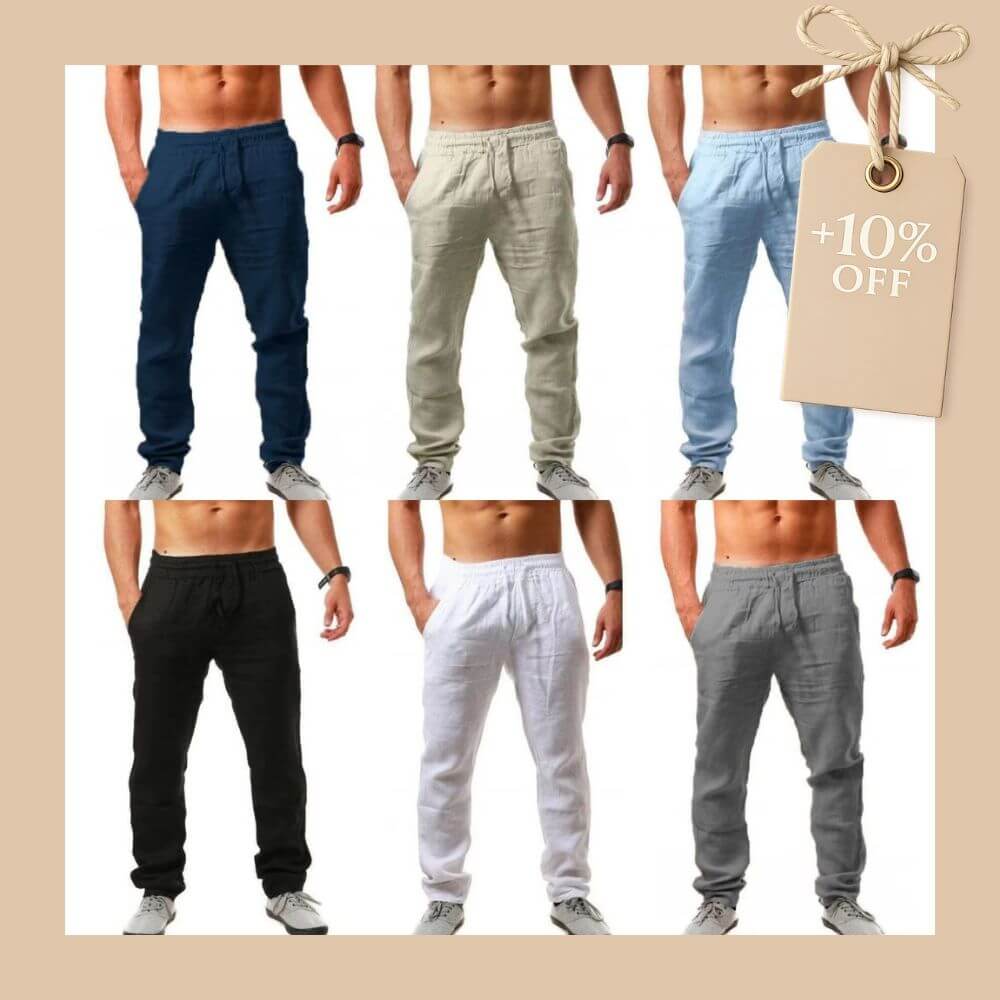 Calça Masculina em Linho Casual