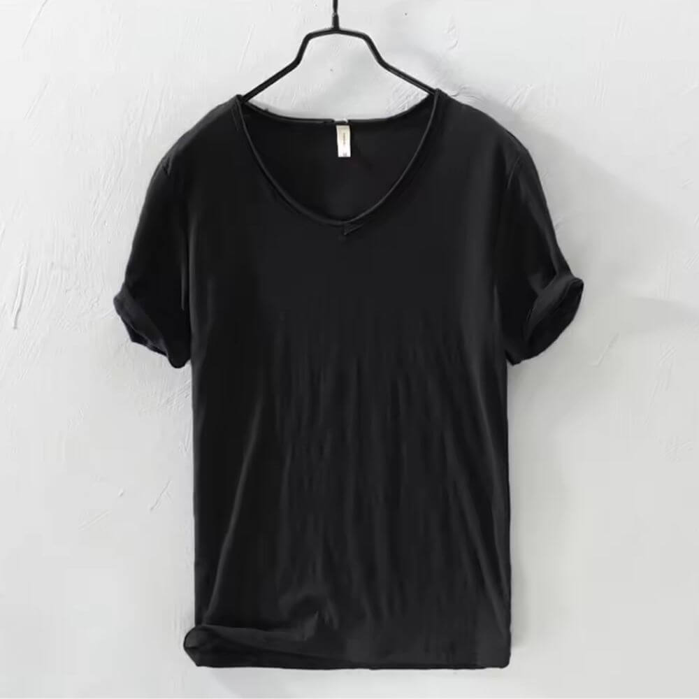 Camiseta Masculina Gola V Slim Vila Velha