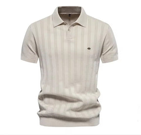 Camisa Polo Masculina Texturizada