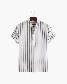 Camisa Polo Masculina Listrada Mônaco