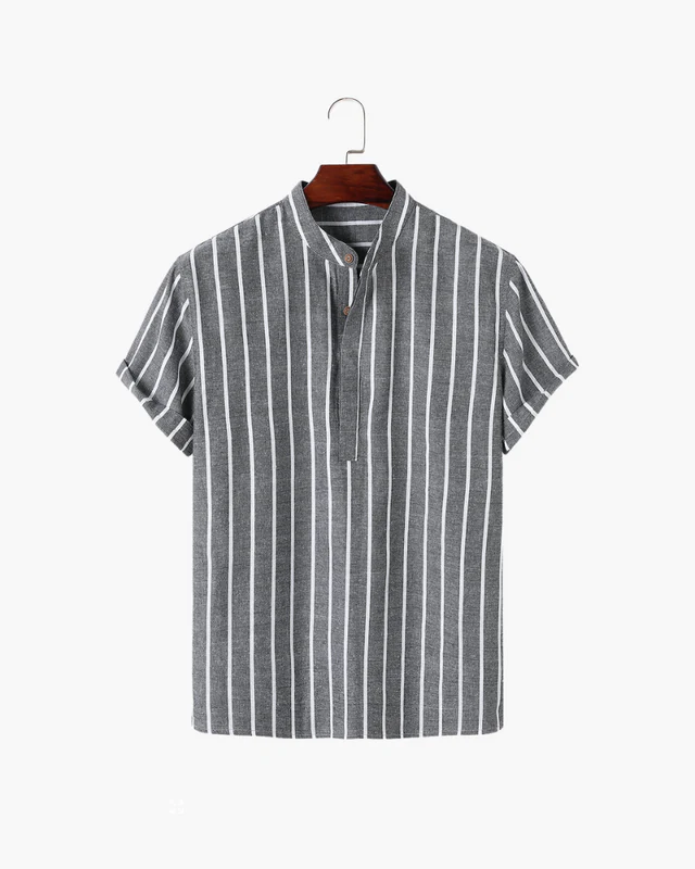 Camisa Polo Masculina Listrada Mônaco