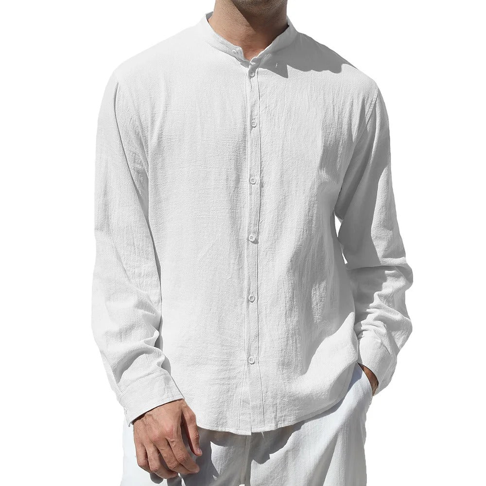 Camisa Masculina em Linho Jurerê