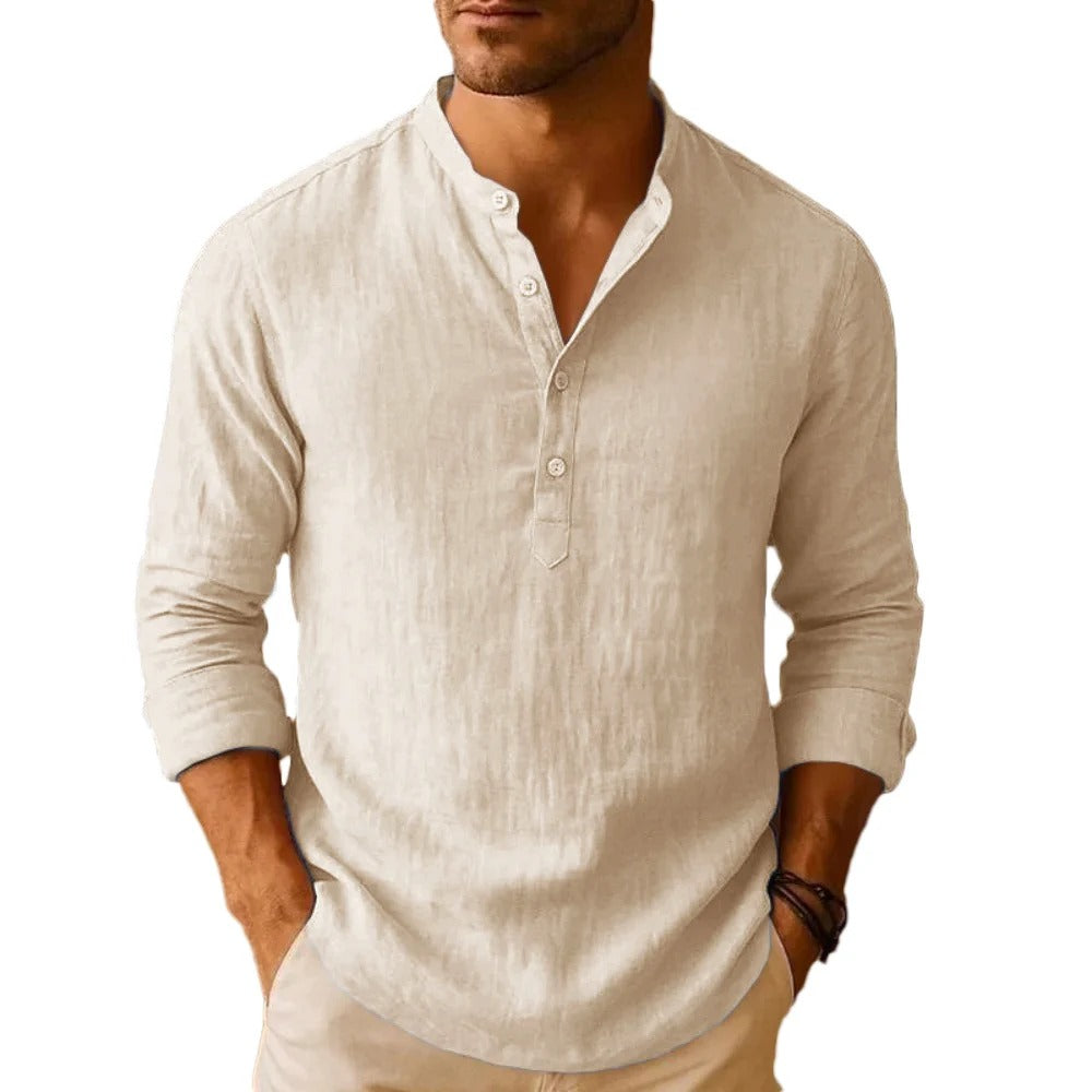 Camisa Masculina em Linho Copacabana
