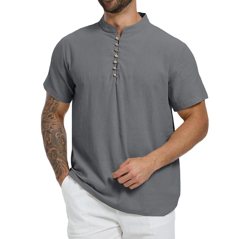 Camisa Masculina em Linho Maragogi