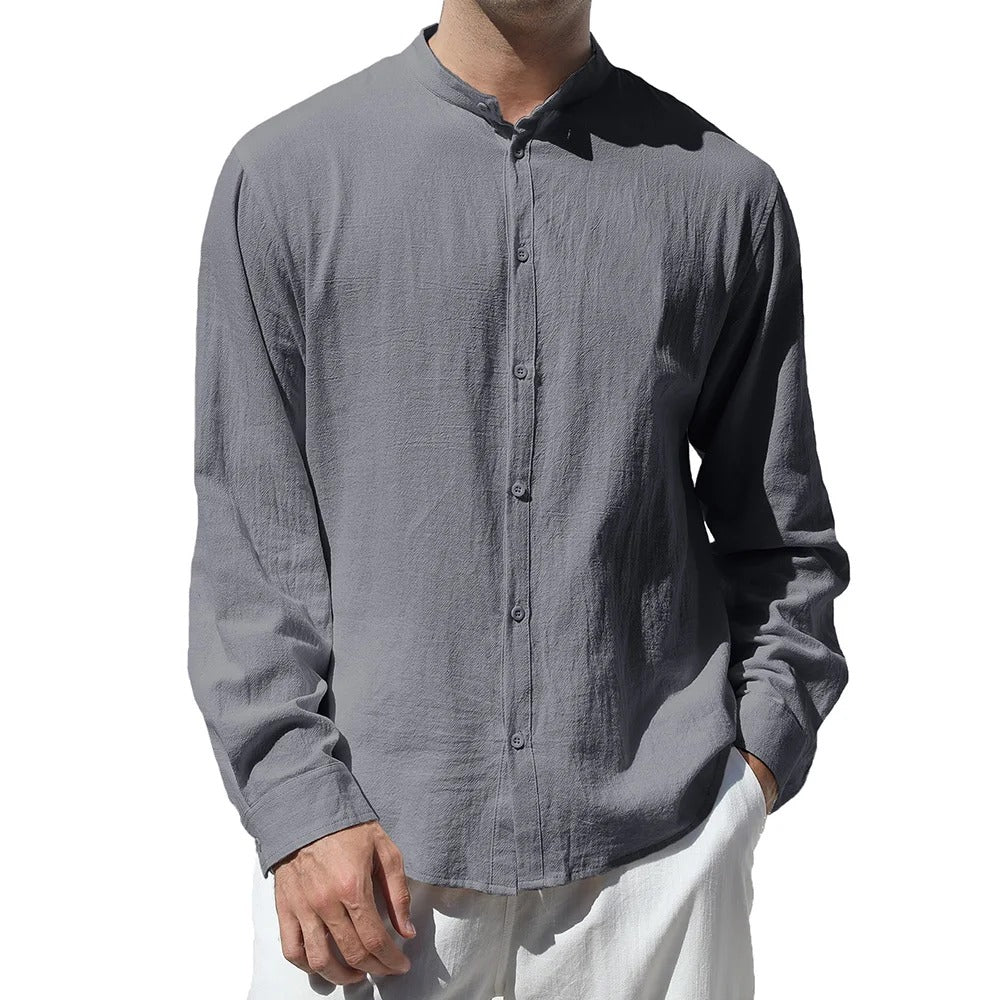 Camisa Masculina em Linho Jurerê