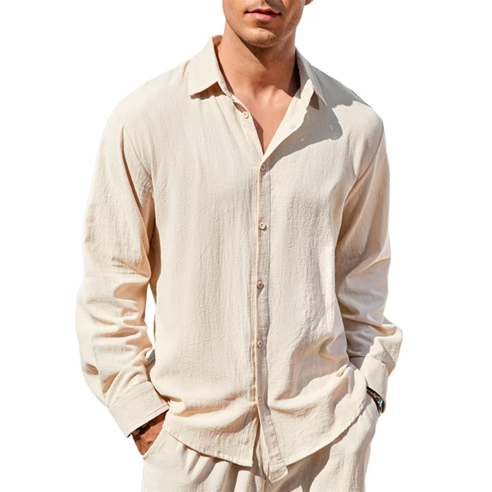 Camisa Masculina em Linho Recife